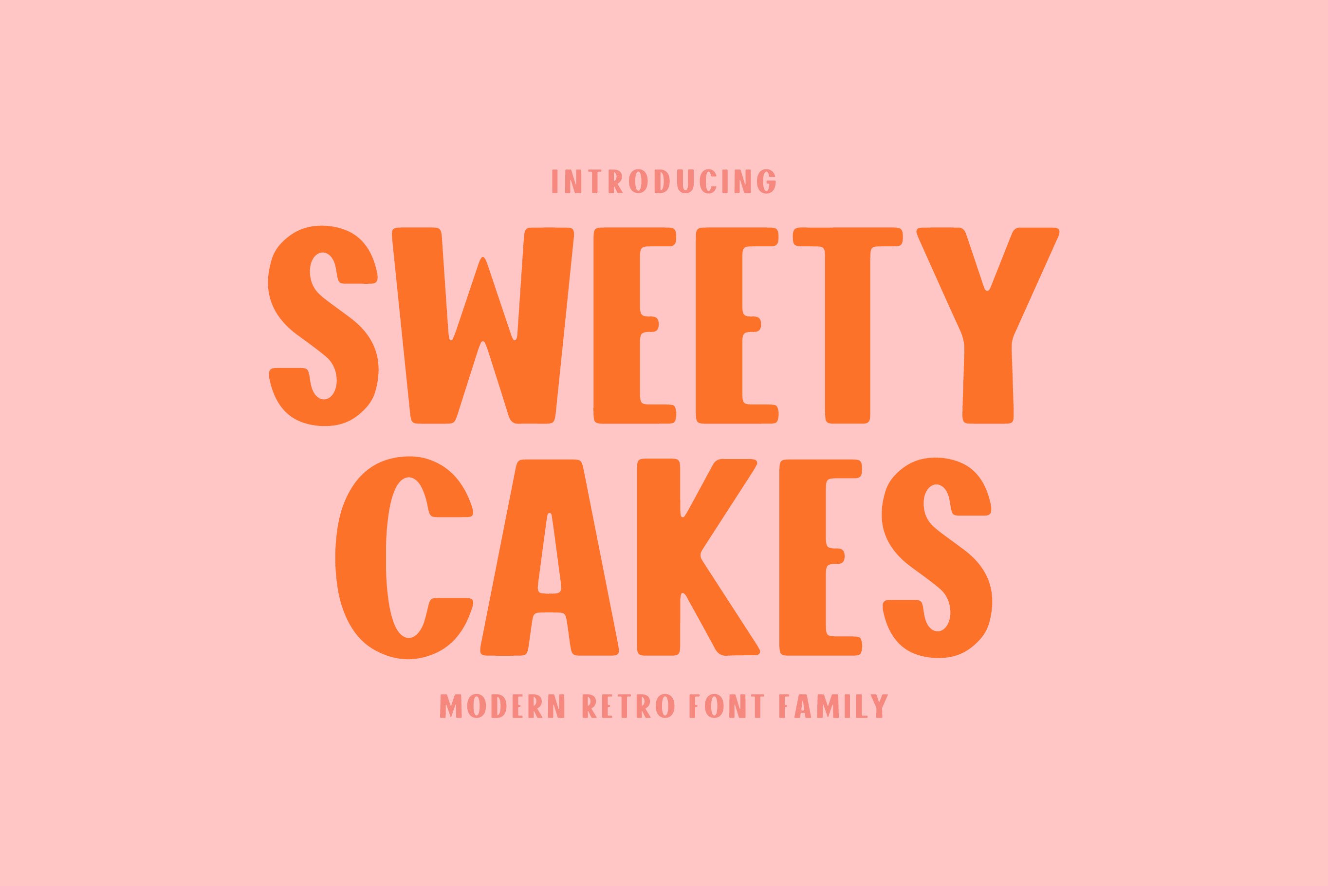 Sweety Cakes Font Family cover image.