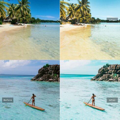 Tahiti Lightroom Presets Packcover image.