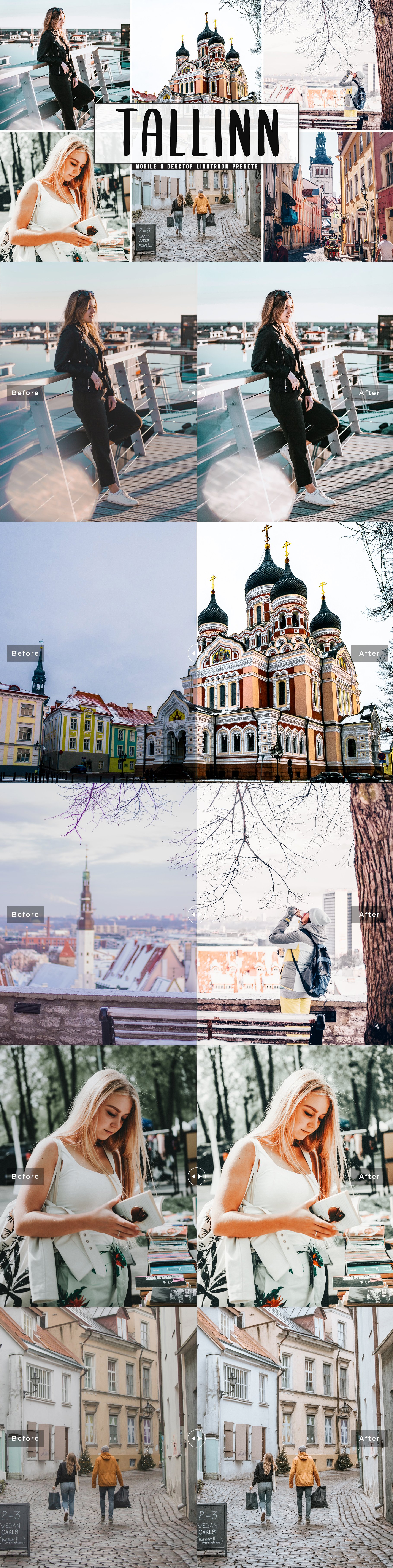 Tallinn Lightroom Presets Packcover image.