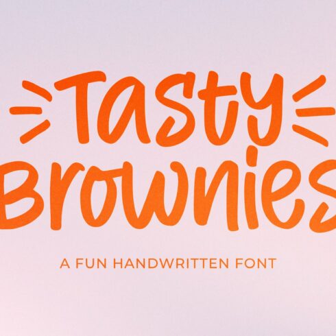 Tasty Brownies - a Fun Font cover image.