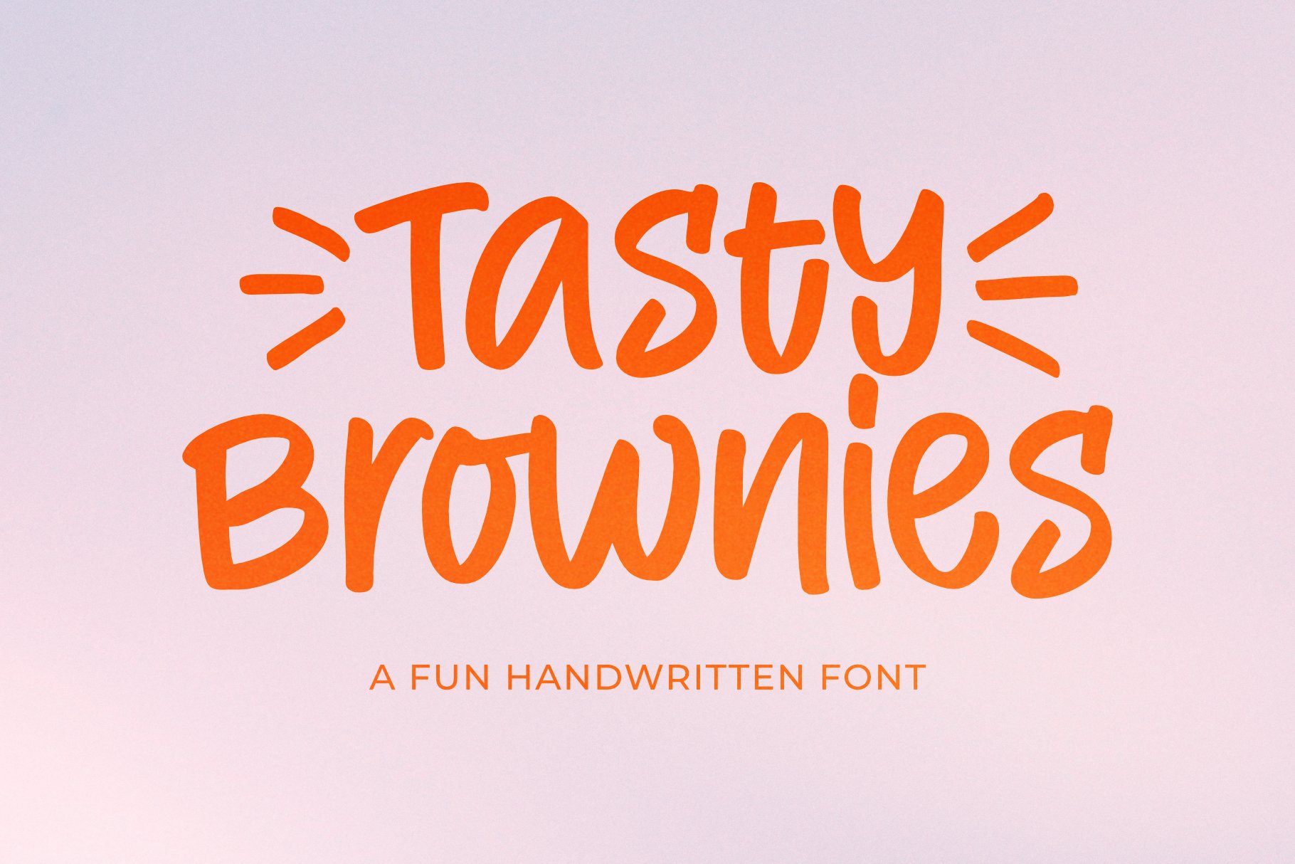 Tasty Brownies - a Fun Font cover image.