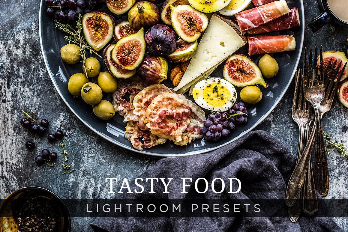 Tasty Food Lightroom Presets Vol 1cover image.