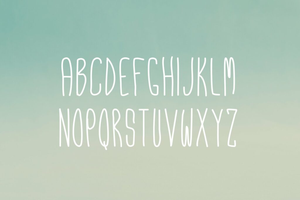 Funky - Tall & Skinny Typeface – MasterBundles