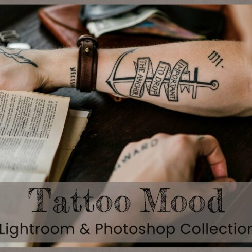 Tattoo Photoshop Actions Lightroomcover image.