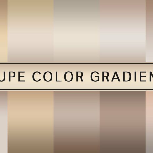 Taupe Color Gradientscover image.