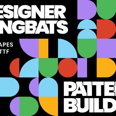 Pattern Dingbats Font cover image.