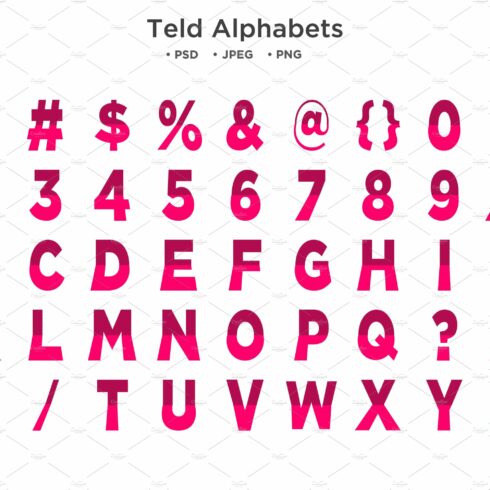 Teld Style Alphabet Abc Typographycover image.