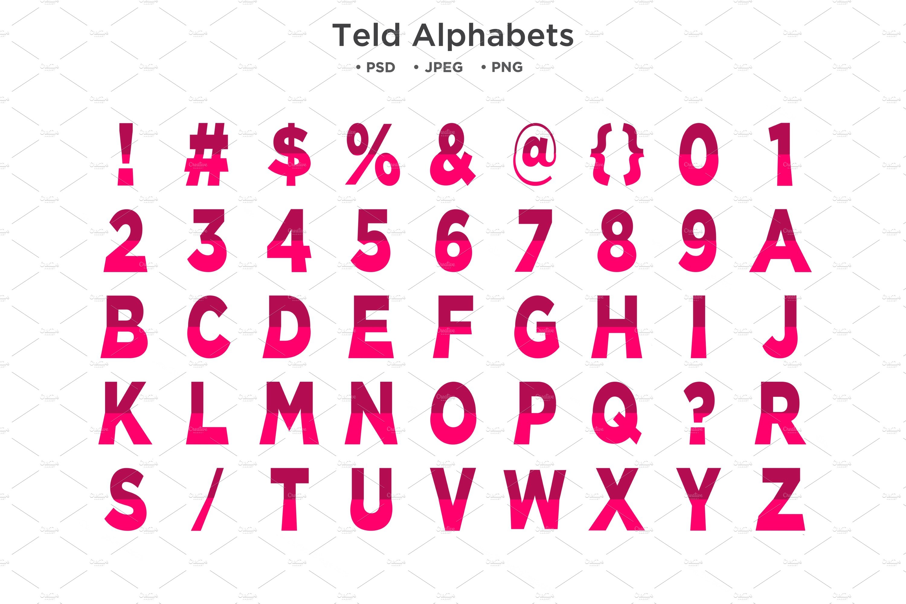 Teld Style Alphabet Abc Typographycover image.