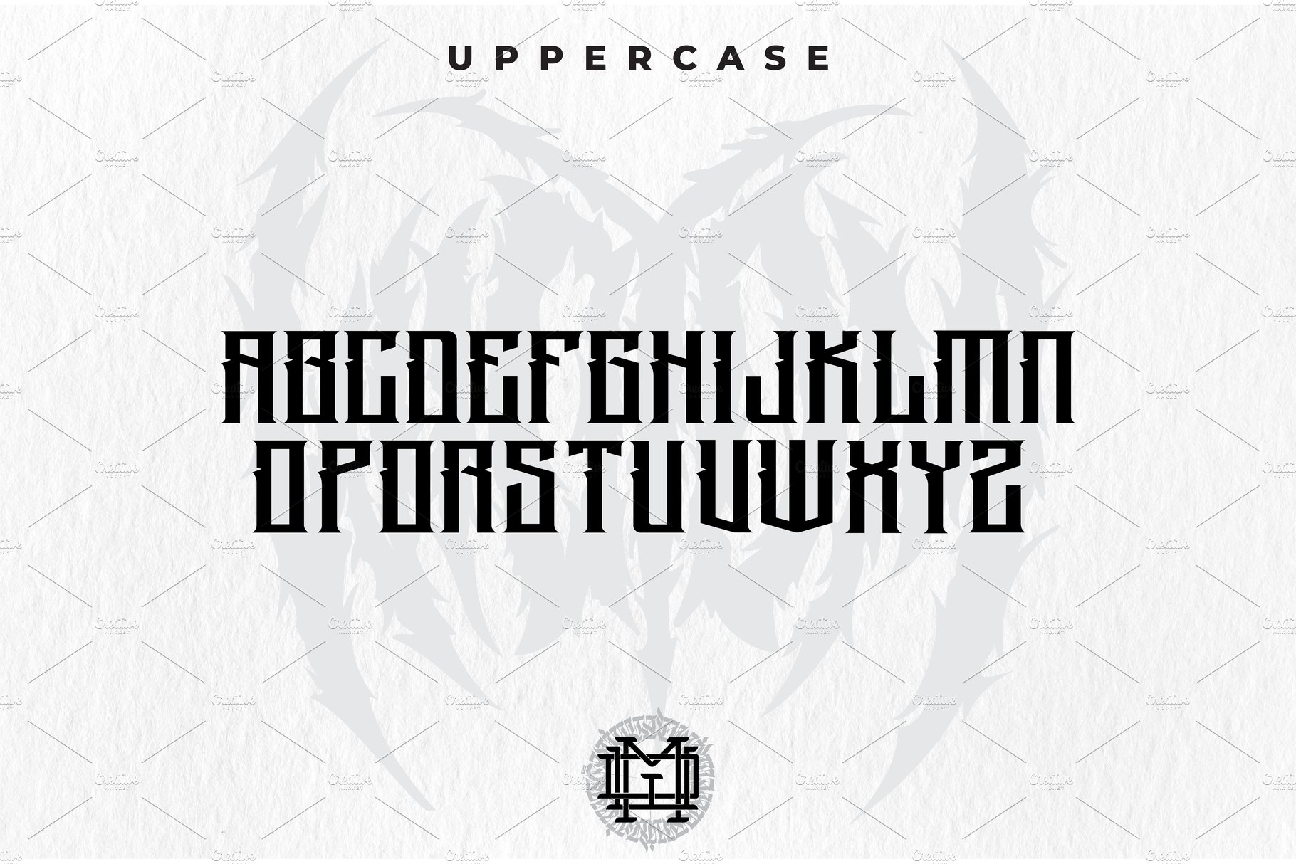 Monogram Typeface preview image.