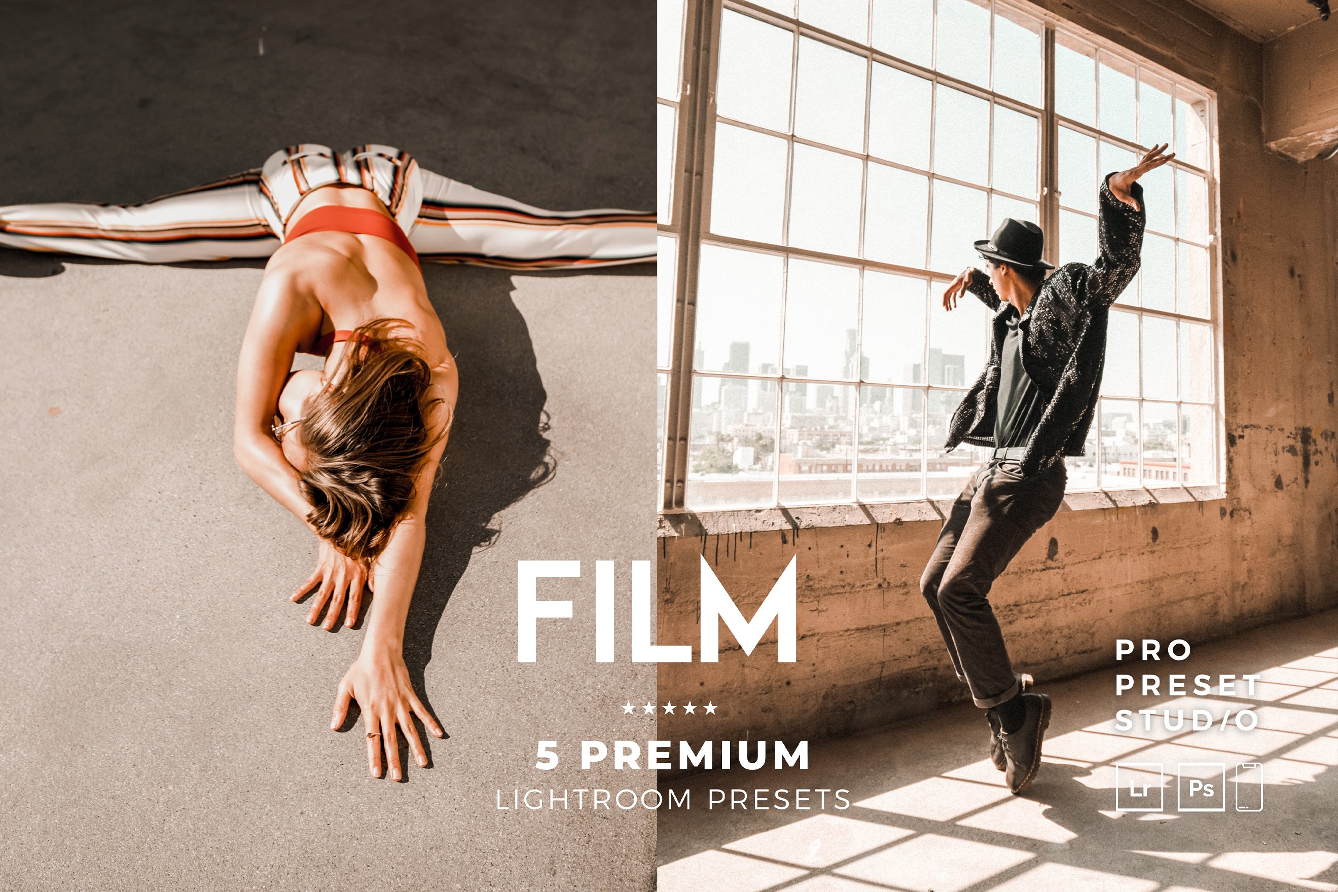 Film love presets for Lightroomcover image.