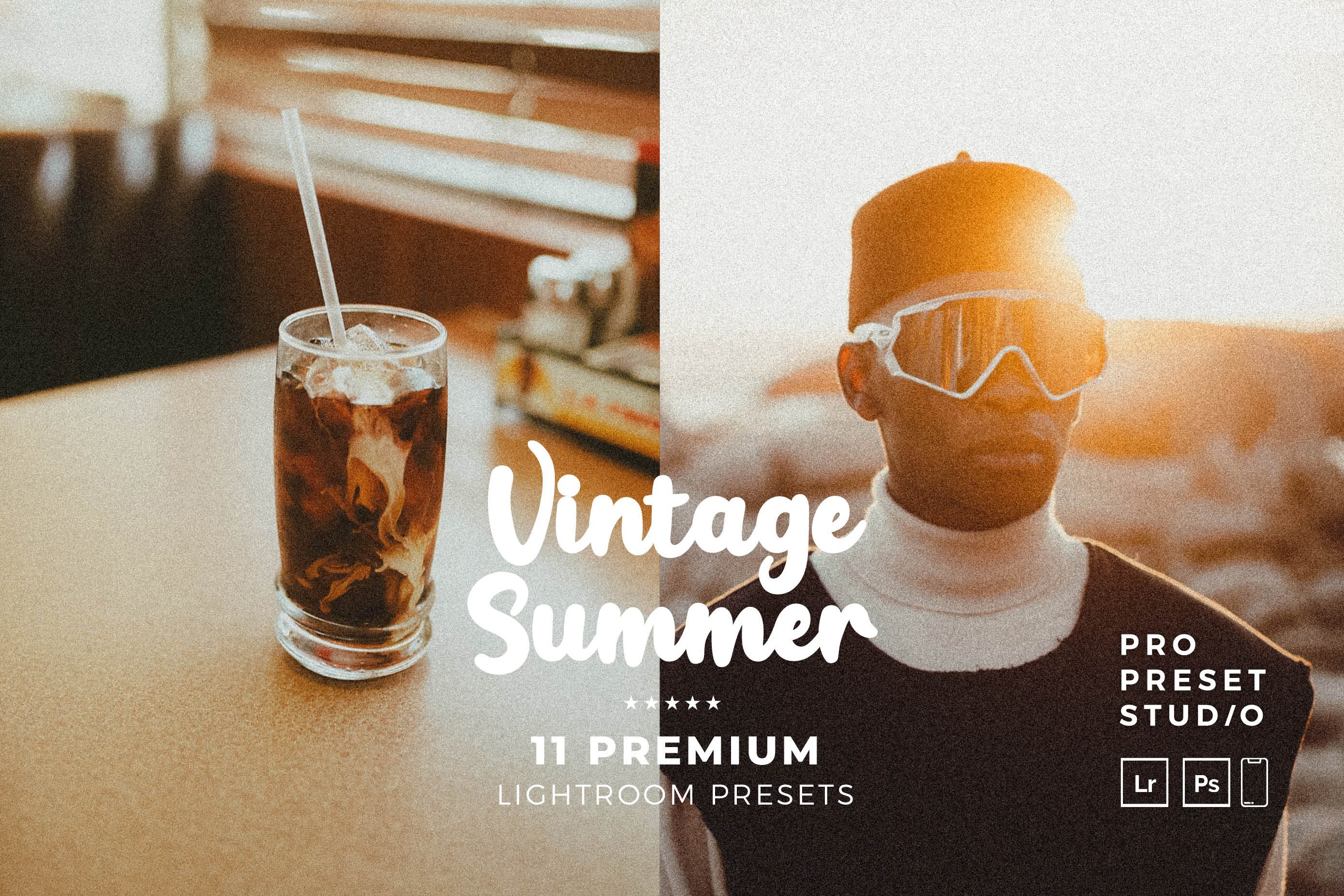 Vintage Summers Presets Lightroomcover image.