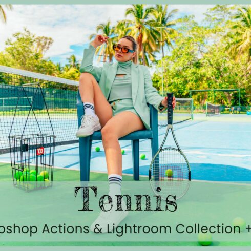 Tennis Photoshop Actions Lightroomcover image.