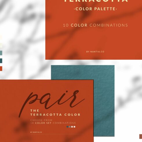 Color Palettes swatches Terracottacover image.