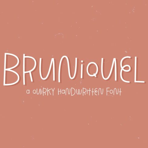 Bruniquel Quirky Handwritten Font cover image.