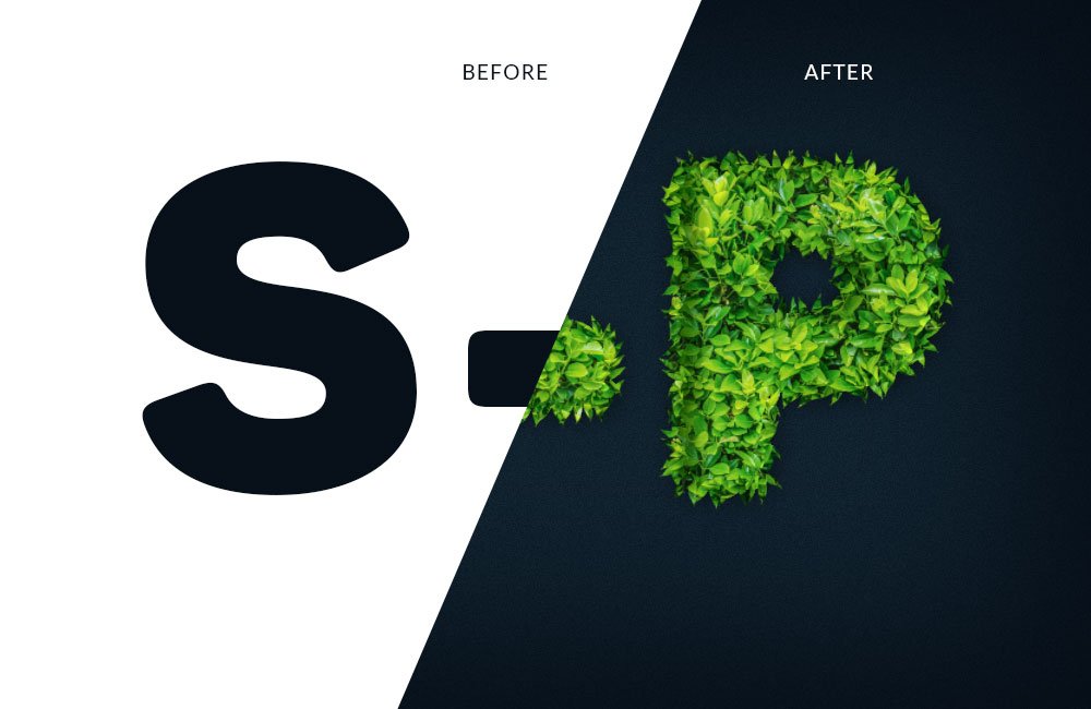 Leaf Text Effect Photoshop Actionpreview image.