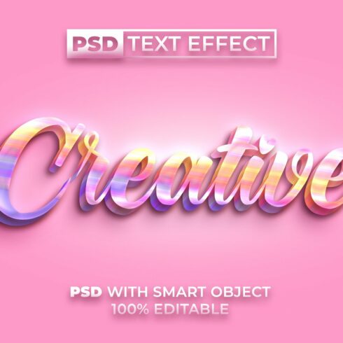 Creative Text Effect Colorful Stylecover image.