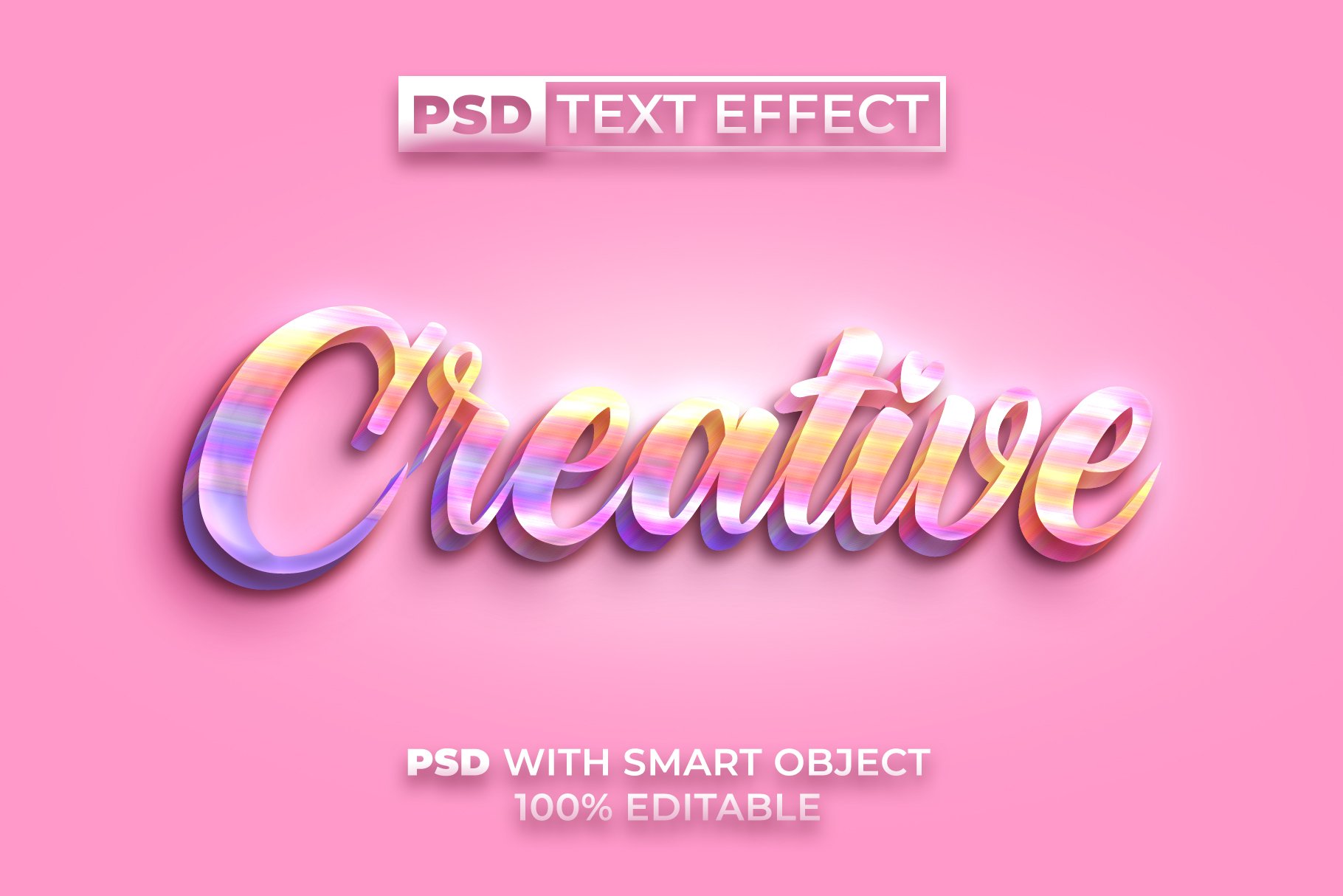 Creative Text Effect Colorful Stylecover image.