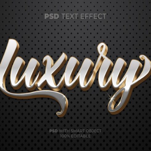 Gold text effect luxury stylecover image.