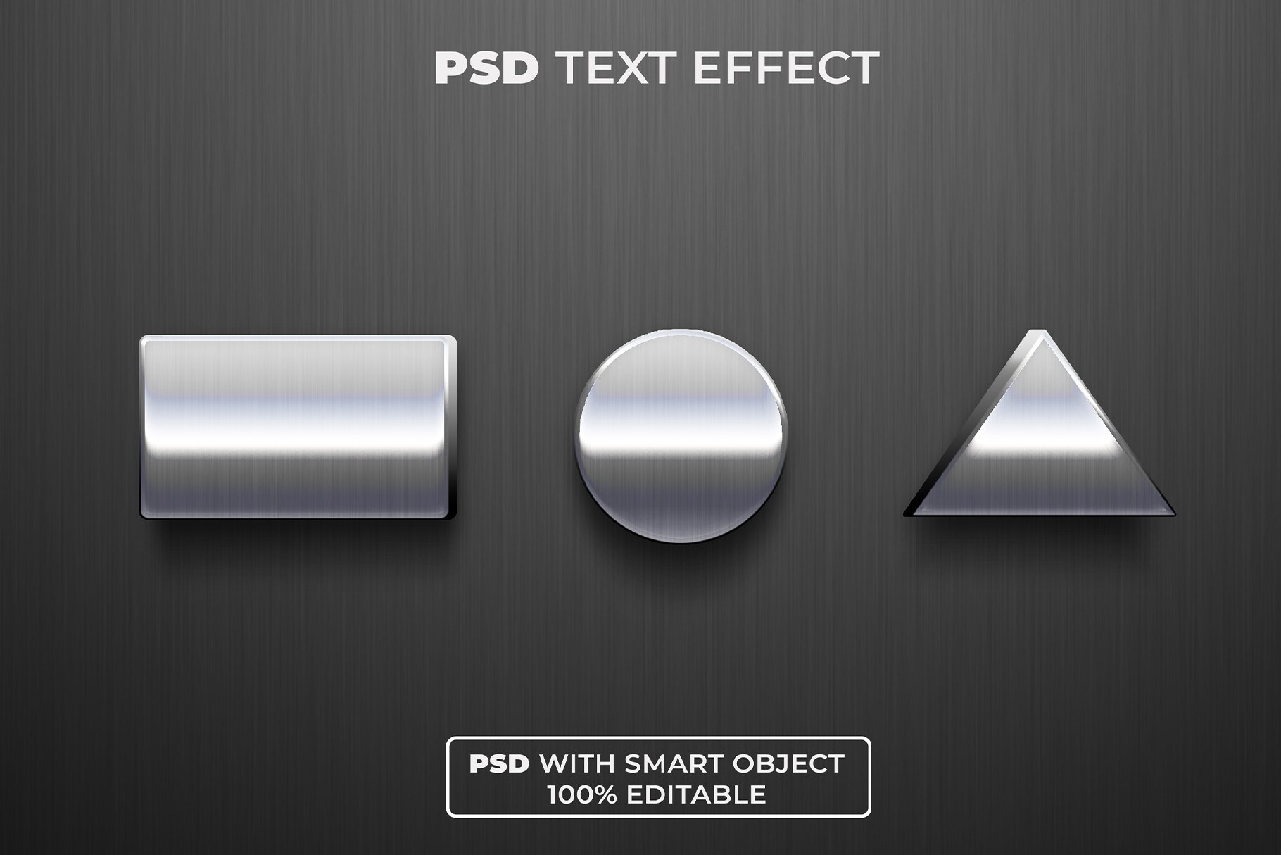 Silver Titanium Text Effect Stylepreview image.