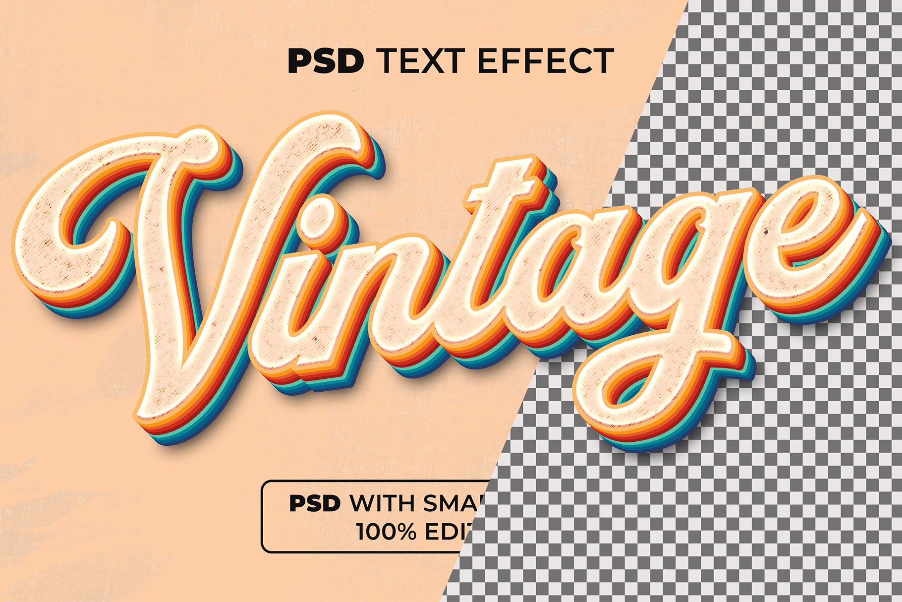 text effect vintage psd 3 965
