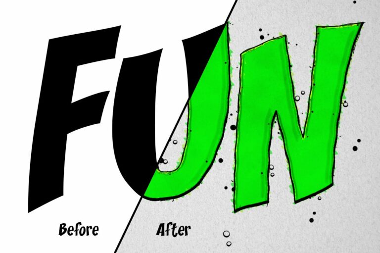 Funny Text Effect Action MasterBundles