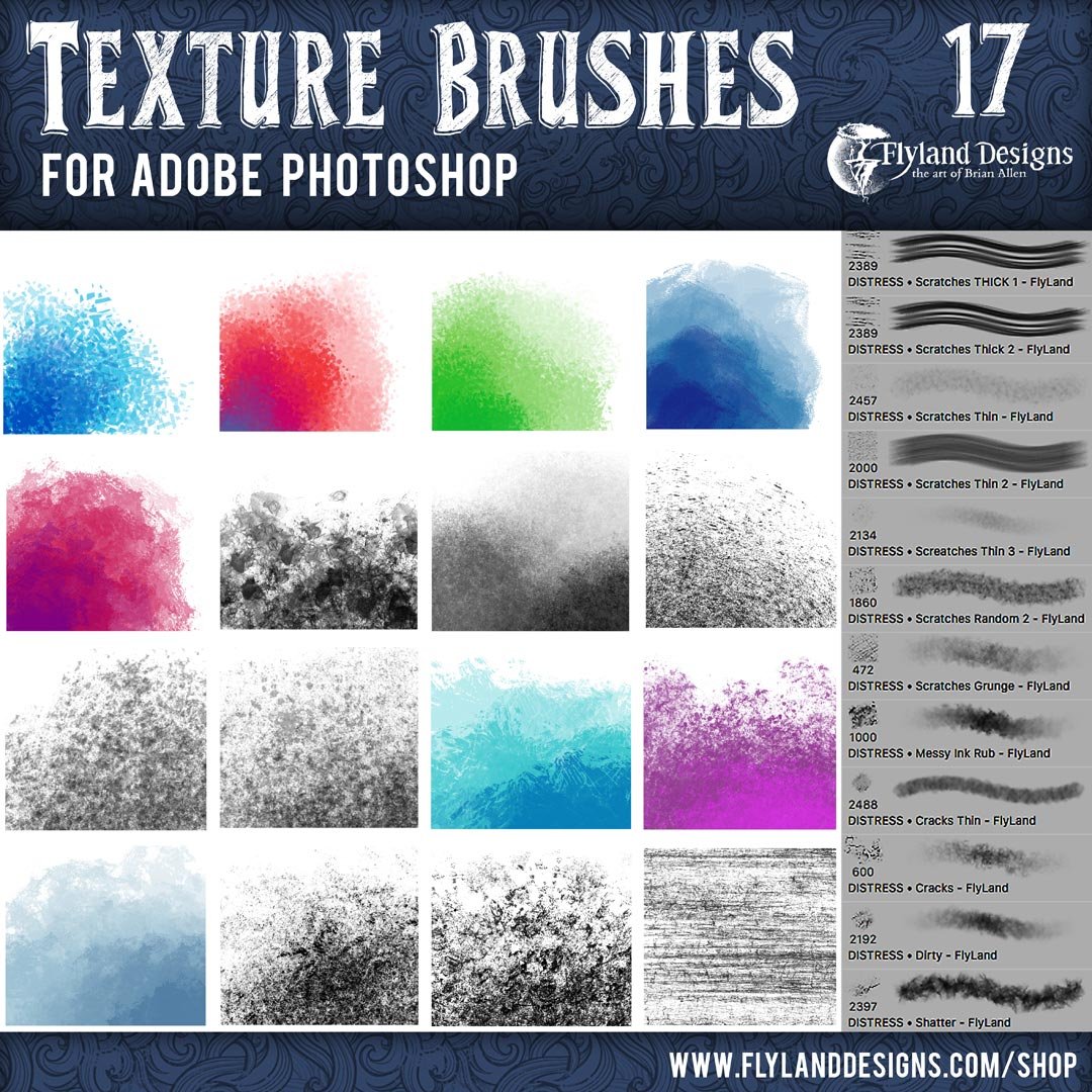 texture photoshop brushes 18