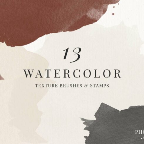 Watercolor Texture Brushescover image.