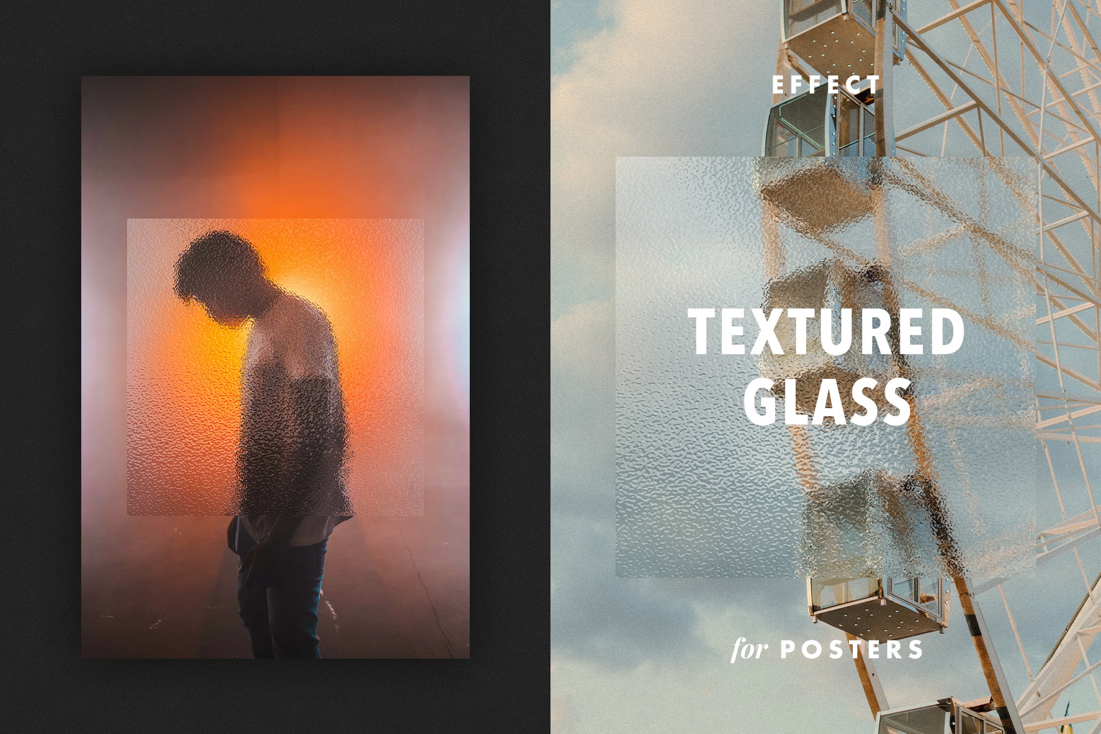 Textured Glass Effect for Posterscover image.