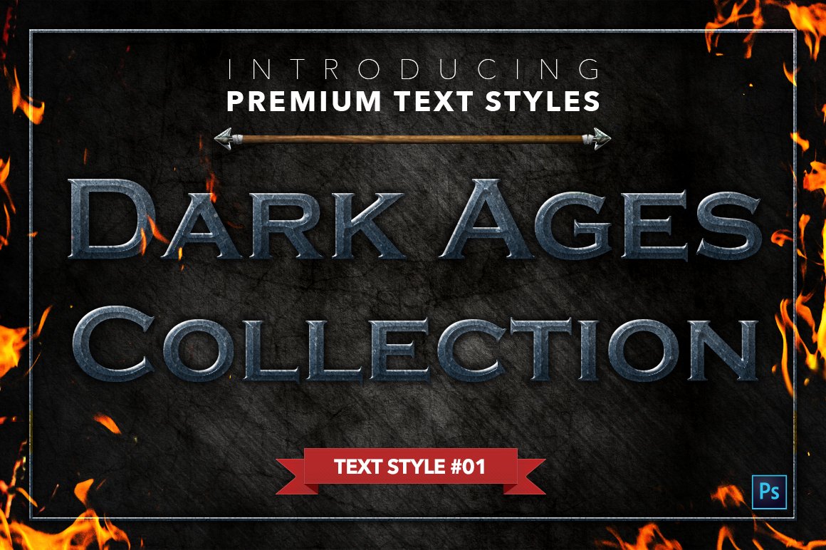 Dark Ages #1 - Text Stylespreview image.