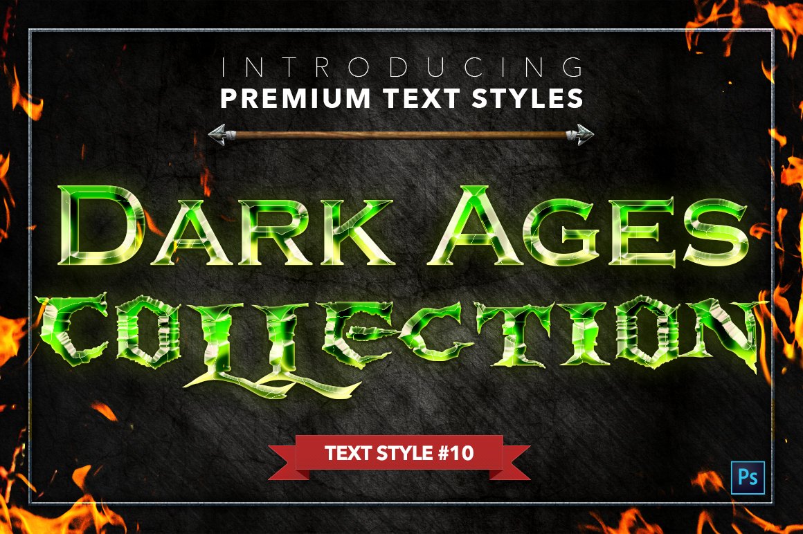the dark ages text styles pack one example10 344