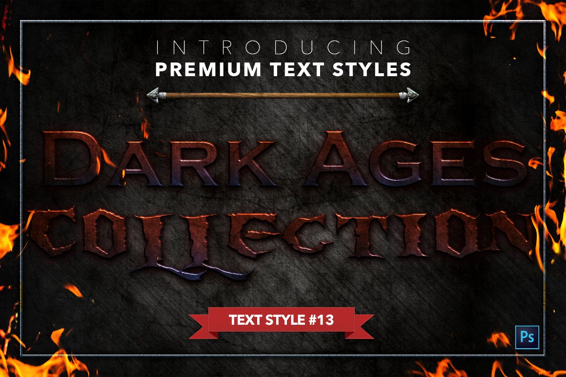 the dark ages text styles pack one example13 617