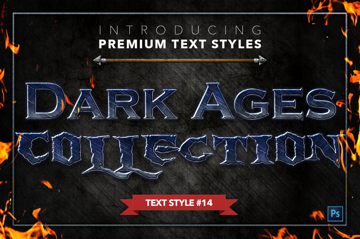 the dark ages text styles pack one example14 370