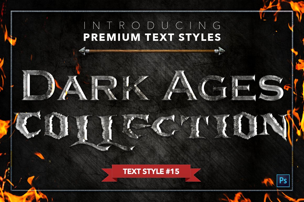 the dark ages text styles pack one example15 229