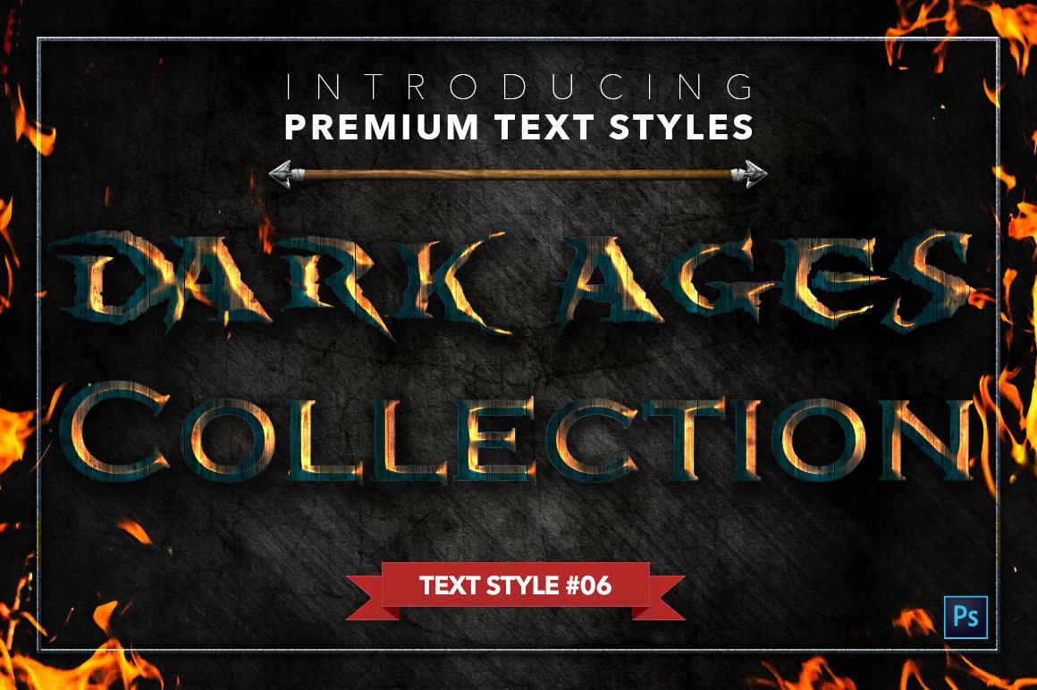 the dark ages text styles pack one example6 10