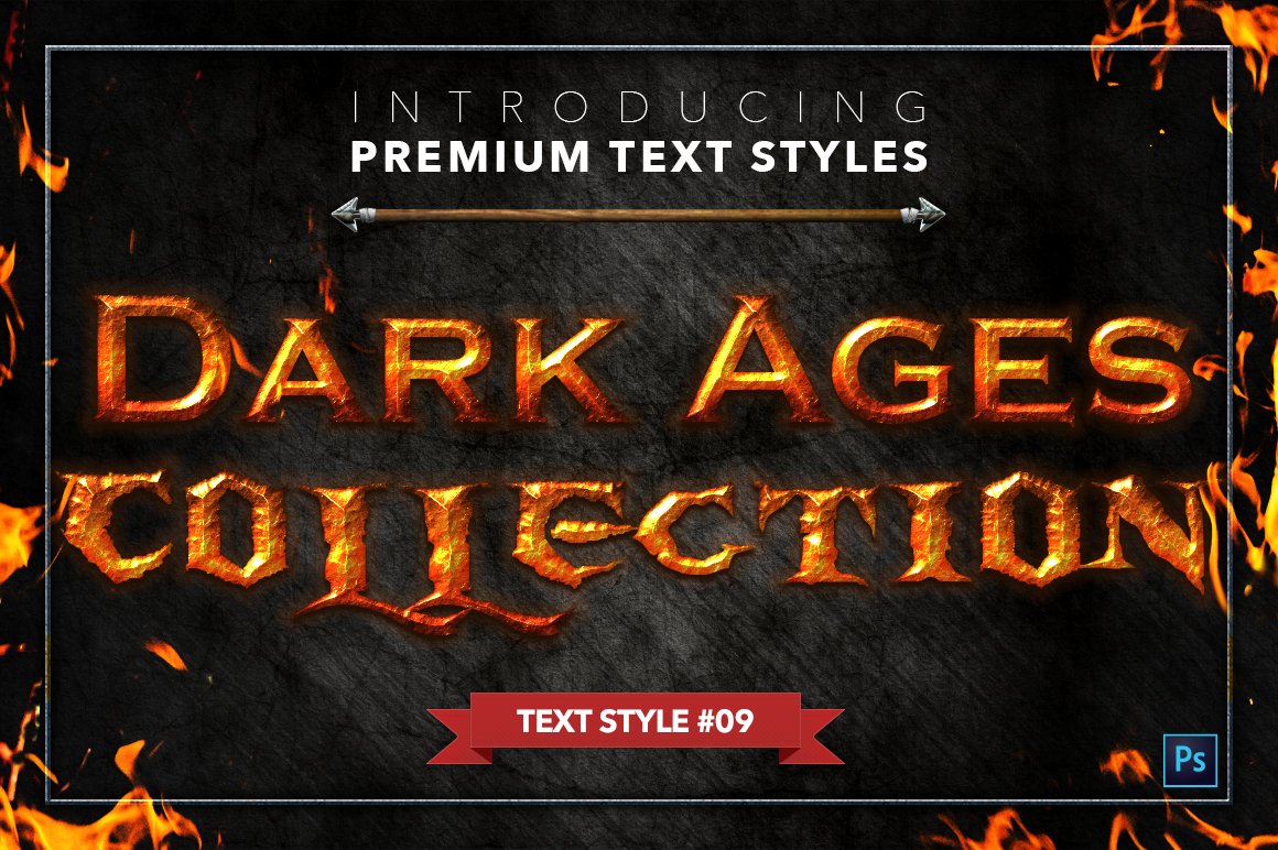 the dark ages text styles pack one example9 326