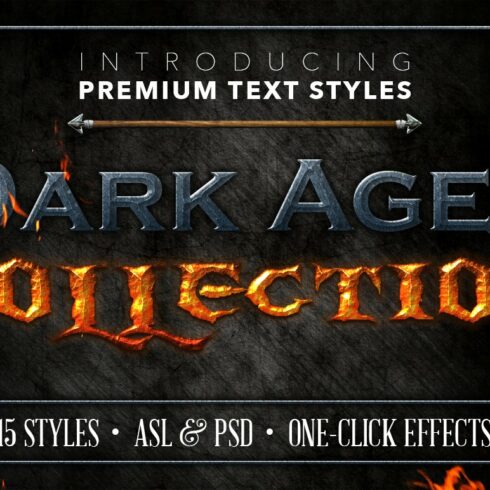 Dark Ages #1 - Text Stylescover image.
