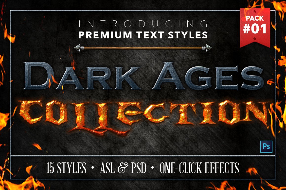 Dark Ages #1 - Text Stylescover image.