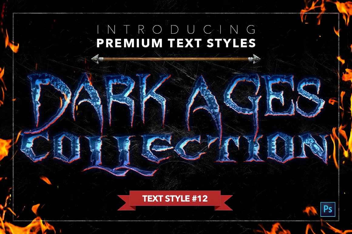 the dark ages text styles pack two example12 825