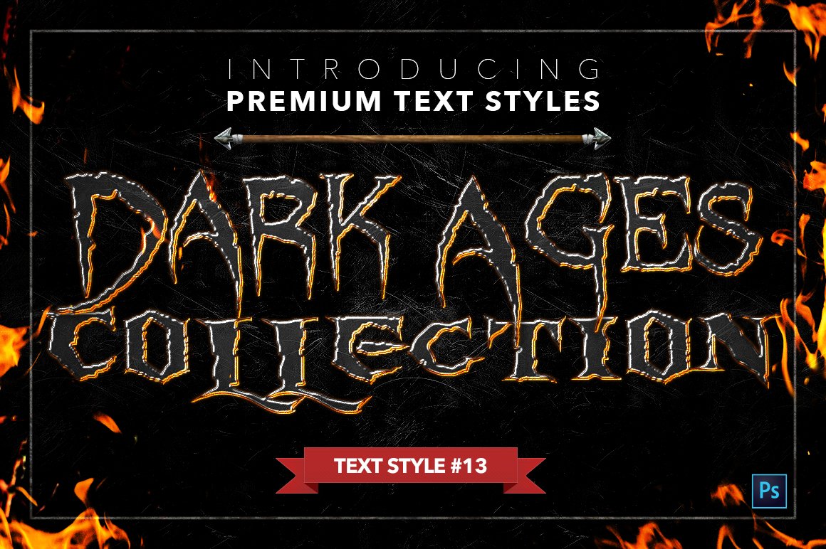 the dark ages text styles pack two example13 355