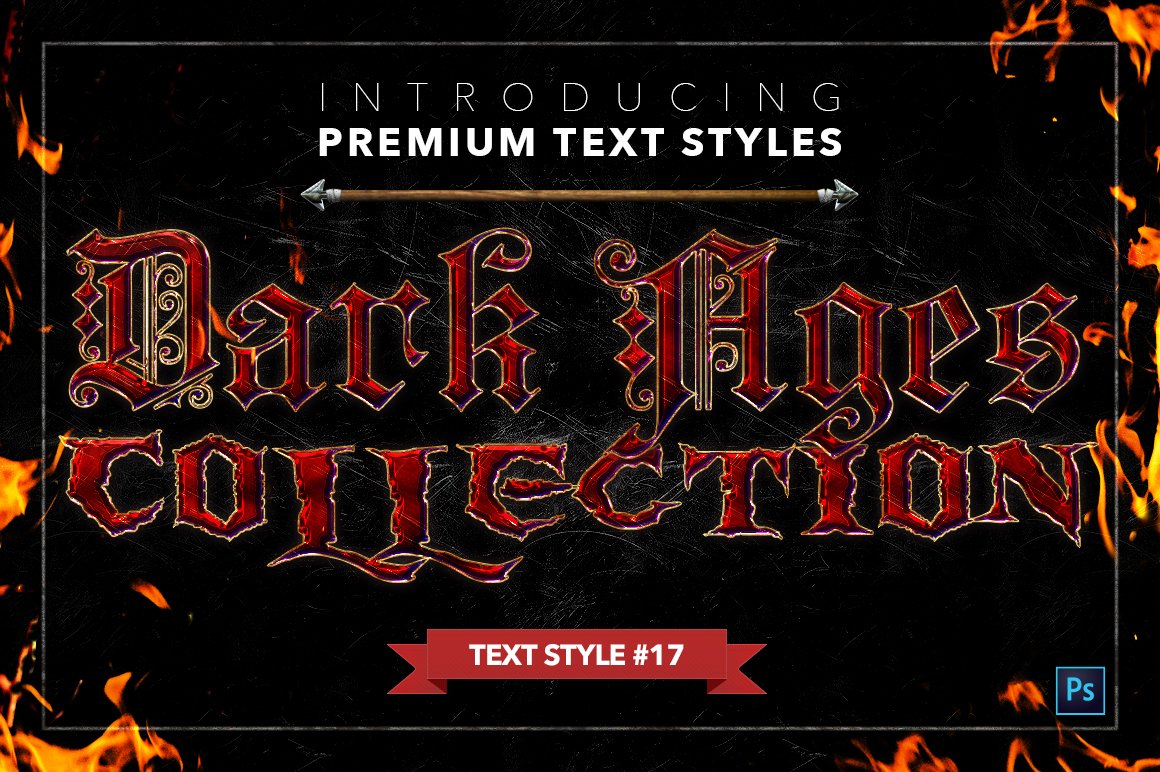 the dark ages text styles pack two example17 433