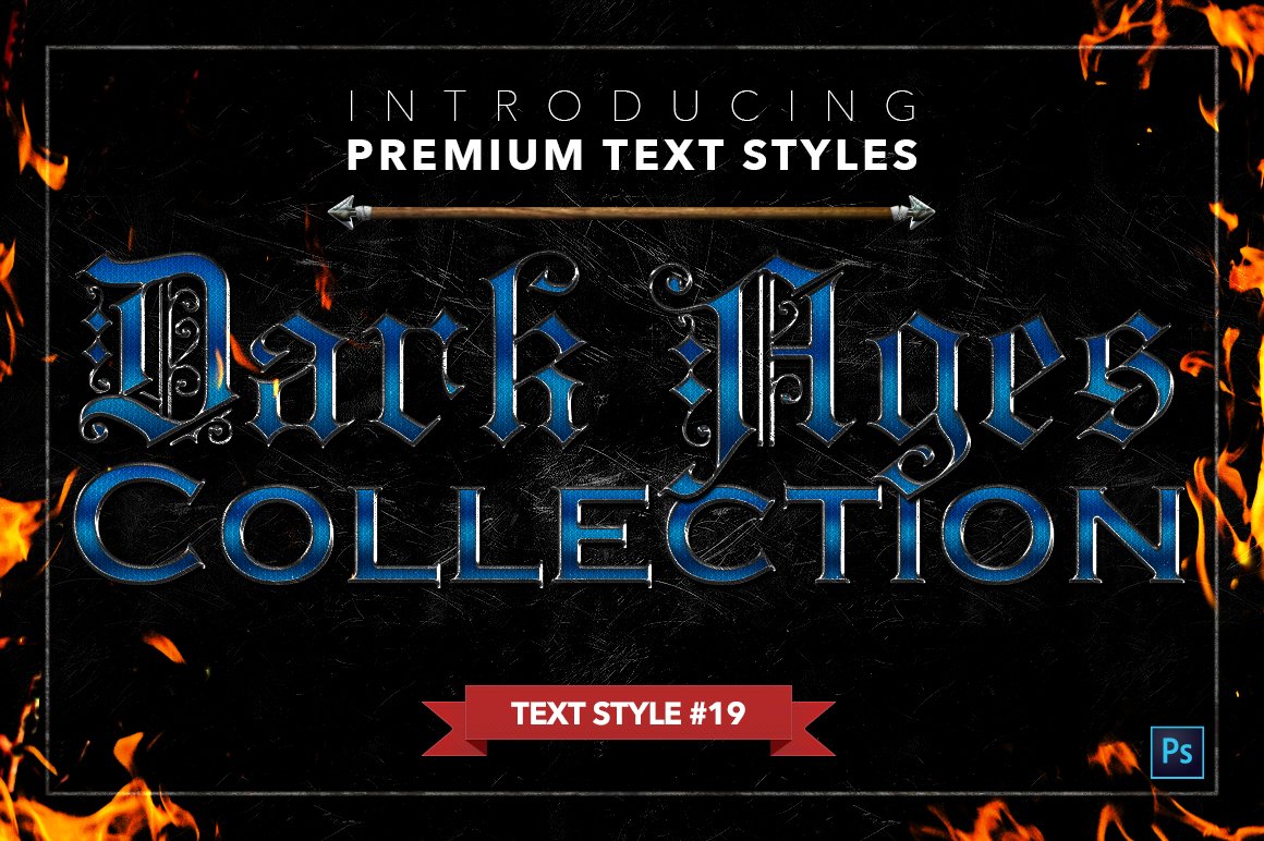 the dark ages text styles pack two example19 25