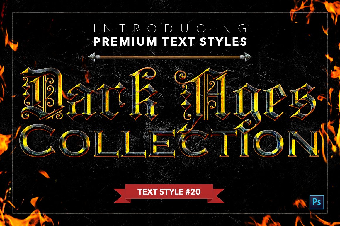 the dark ages text styles pack two example20 472