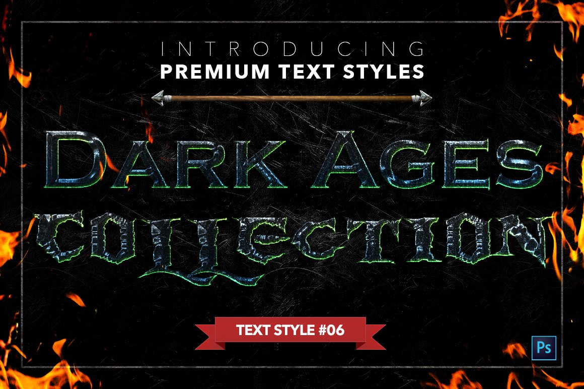 the dark ages text styles pack two example6 737