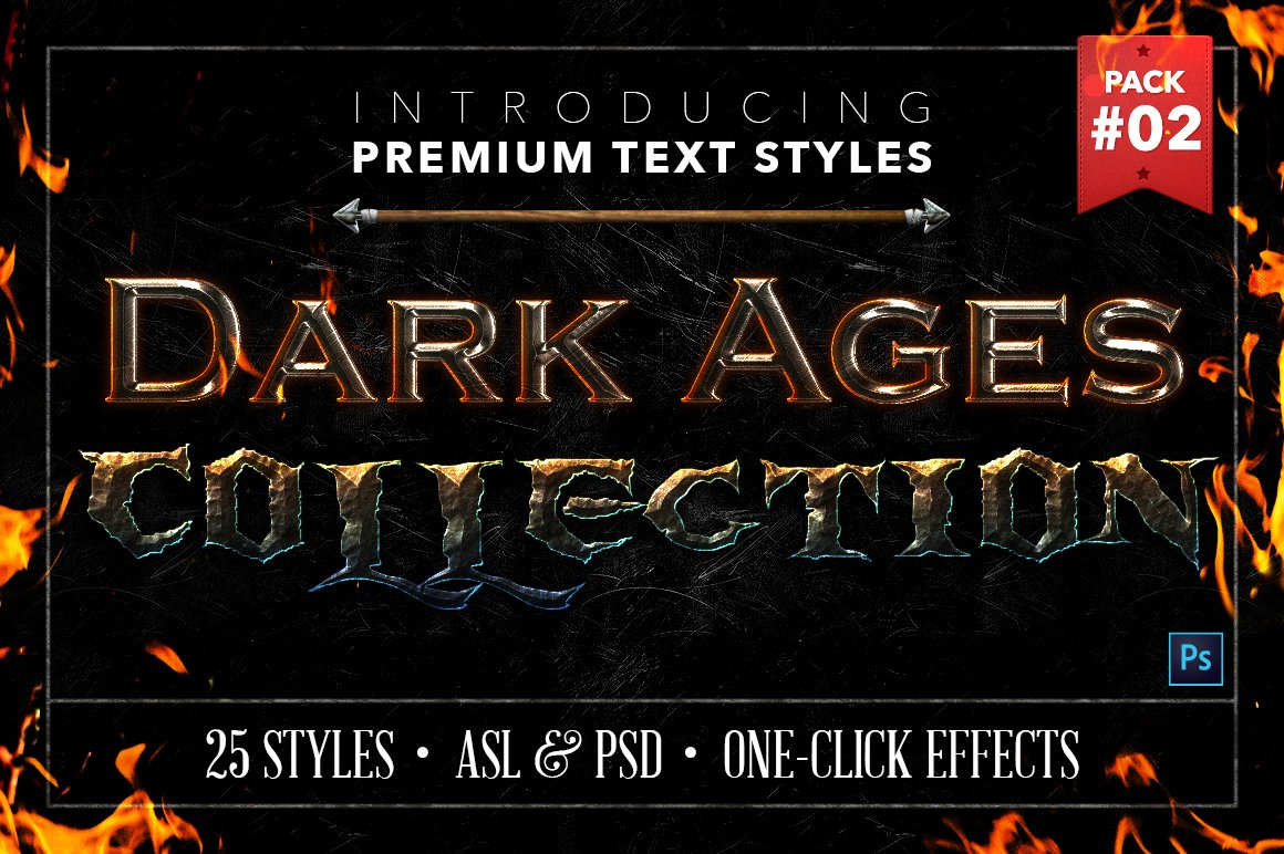 Dark Ages #2 - Text Stylescover image.