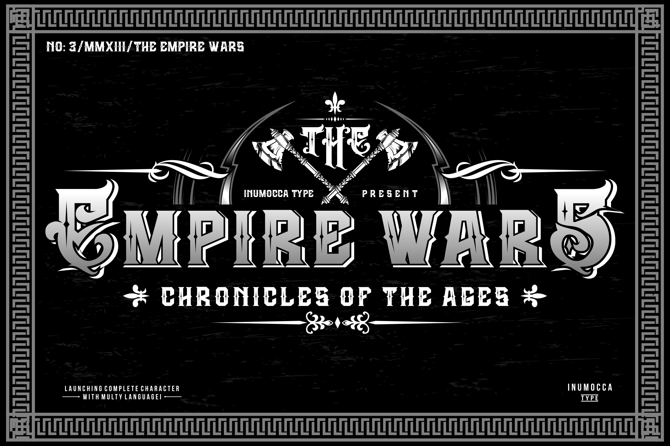 The Empire Wars (family font) cover image.