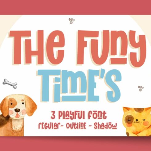 The Funy Time's | Playful Font cover image.