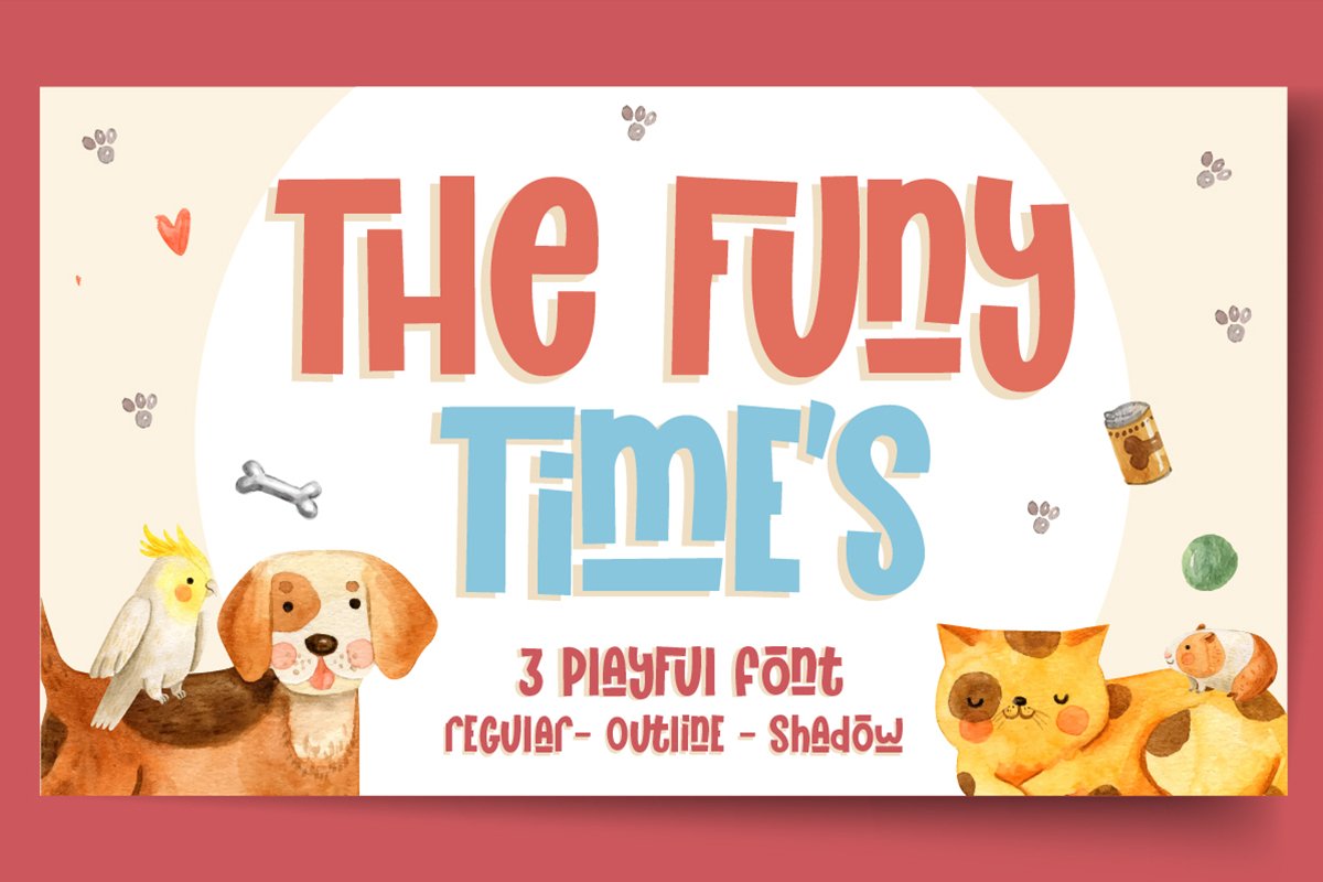 The Funy Time's | Playful Font cover image.