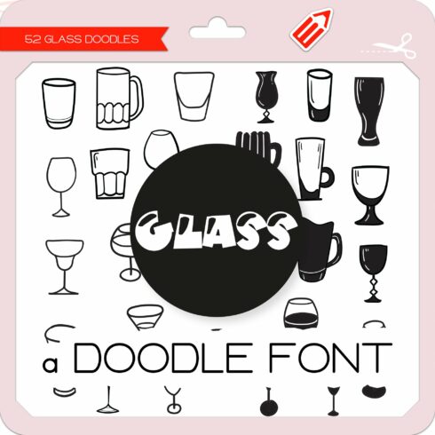 Glass Doodles - Dingbats Font cover image.