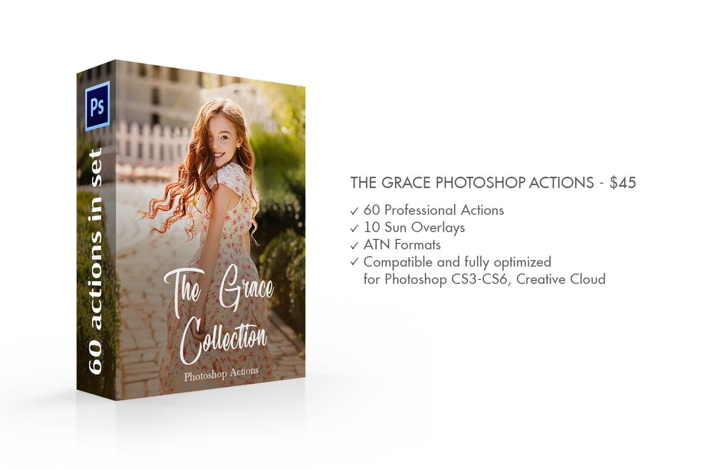 The Grace Photoshop Actionspreview image.