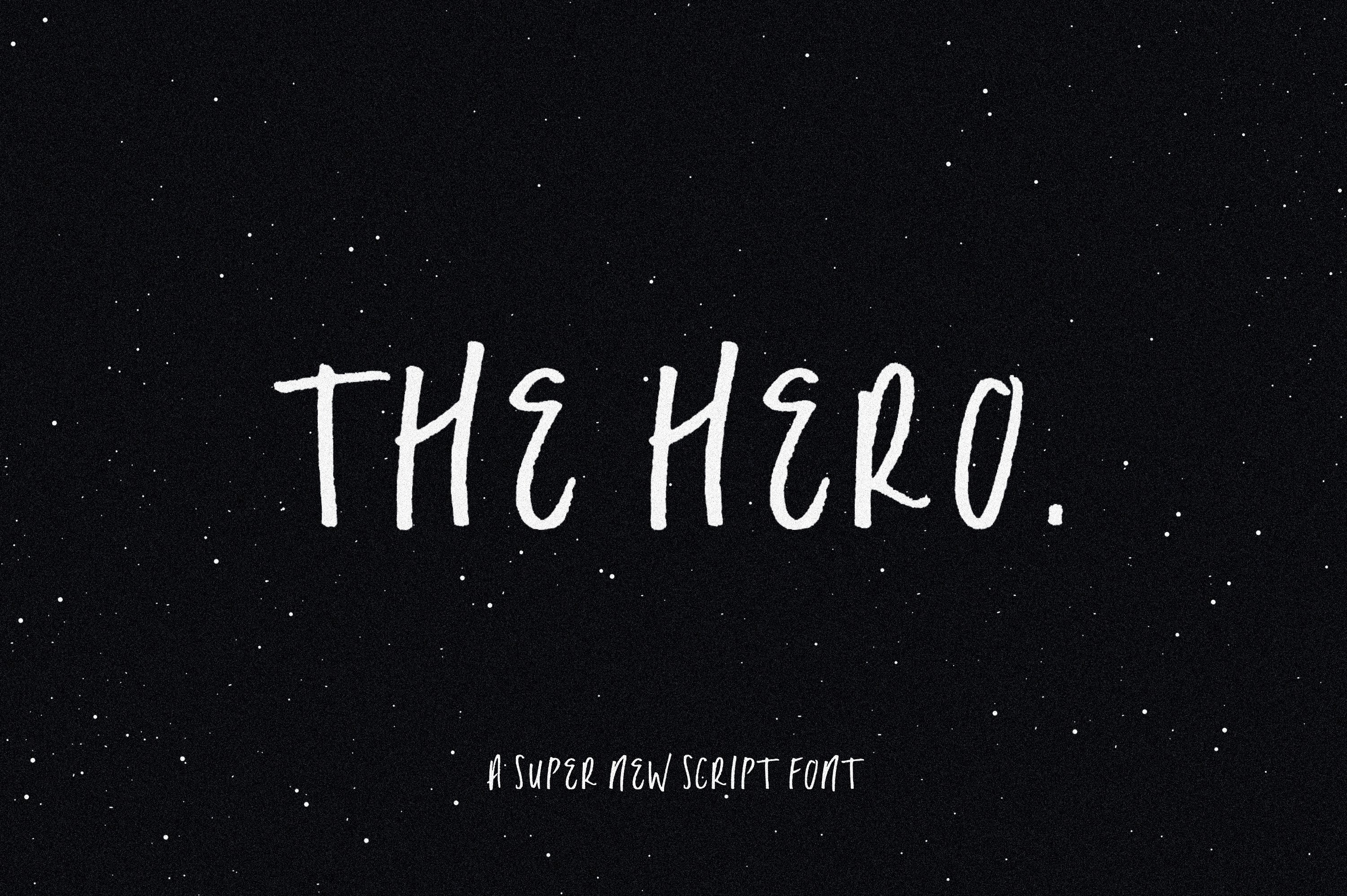 The Hero | Script Font cover image.